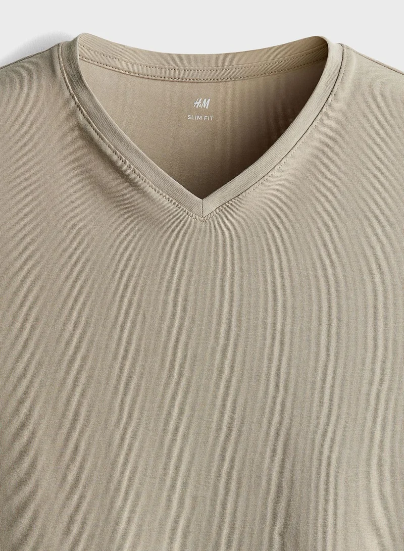H&M 5 Pack Crew Neck T-Shirt