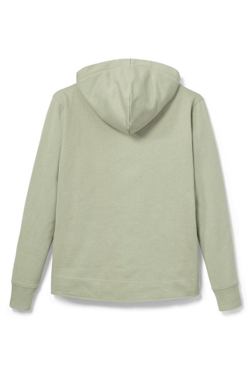 Tchibo Women Hoodie Long Sleeve Solid Sweatshirt, Light Olive - Image 3