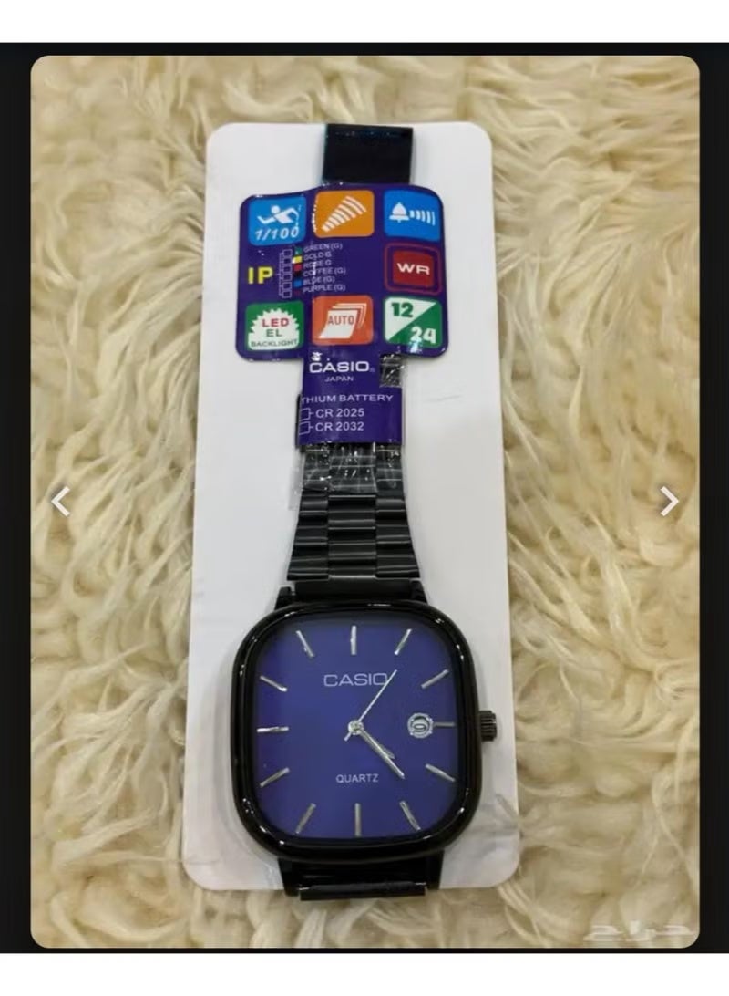 Casio Classic Watch with Stainless Steel Bracelet