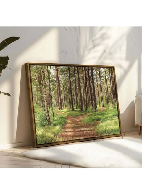Summer Green Forest Printed On Canvas Wall Art 120x80