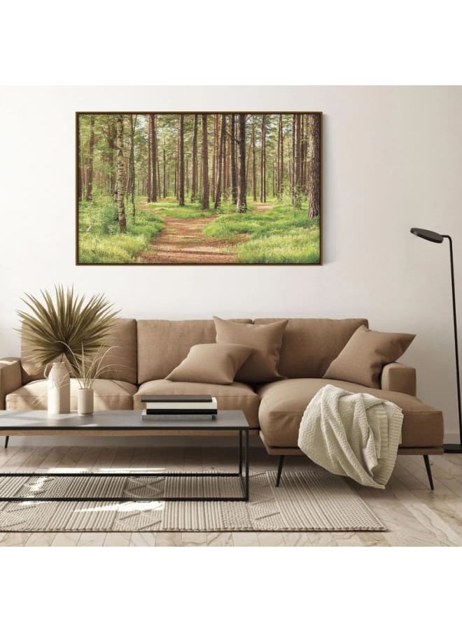 Summer Green Forest Printed On Canvas Wall Art 120x80