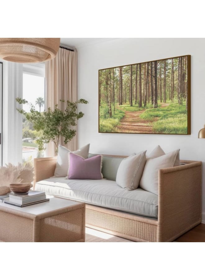 Summer Green Forest Printed On Canvas Wall Art 120x80