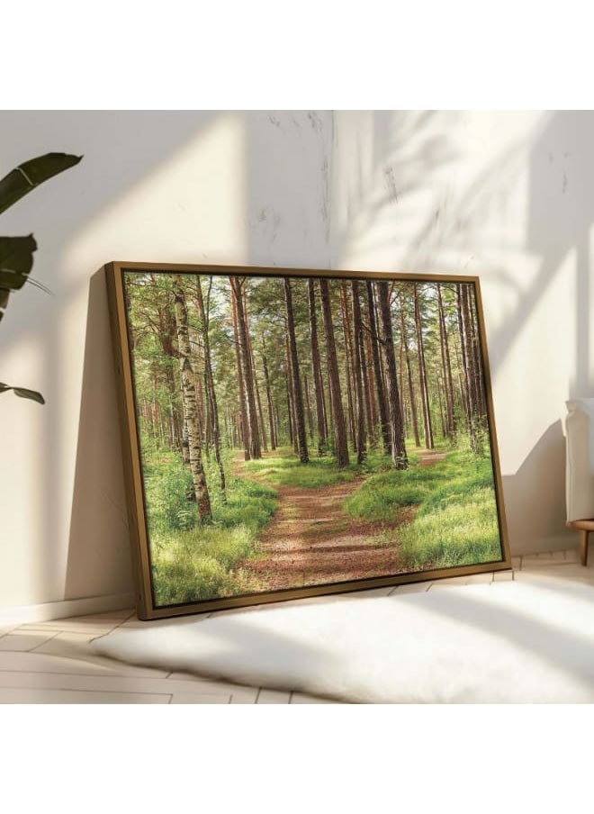 Summer Green Forest Printed On Canvas Wall Art 120x80