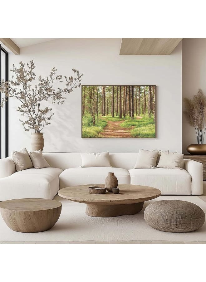 Summer Green Forest Printed On Canvas Wall Art 120x80