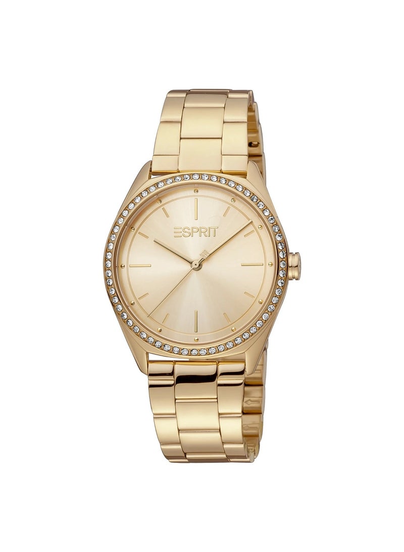 ESPRIT Esprit Stainless Steel Analog Women's Bracelet Watch With  Stainless Steel Gold ES1L289M0065  - Image 2