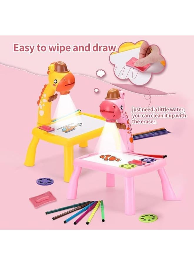 لوحة رسم، طاولة رسم متعددة الوظائف، مكتب تعليمي مع وظيفة موسيقية، جهاز عرض للتتبع والرسم، لوحة رسم فنية، 24 نمطًا، طاولة رسم وتتبع، لوحة رسم متعددة الألوان - Image 4