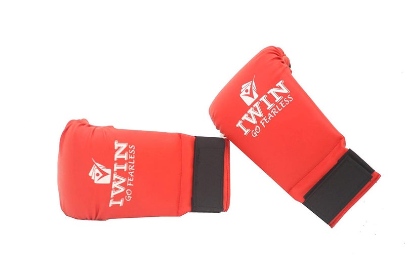 IWIN IW-110 PVC Karate Gloves (Multicolour) - Image 1