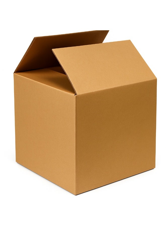 Heavy-Duty Corrugated Cardboard  Shipping Boxes – 60 × 60 × 55 cm Packing & Storage Cartons for Large and Heavy Items (Pack of 5). - Image 3