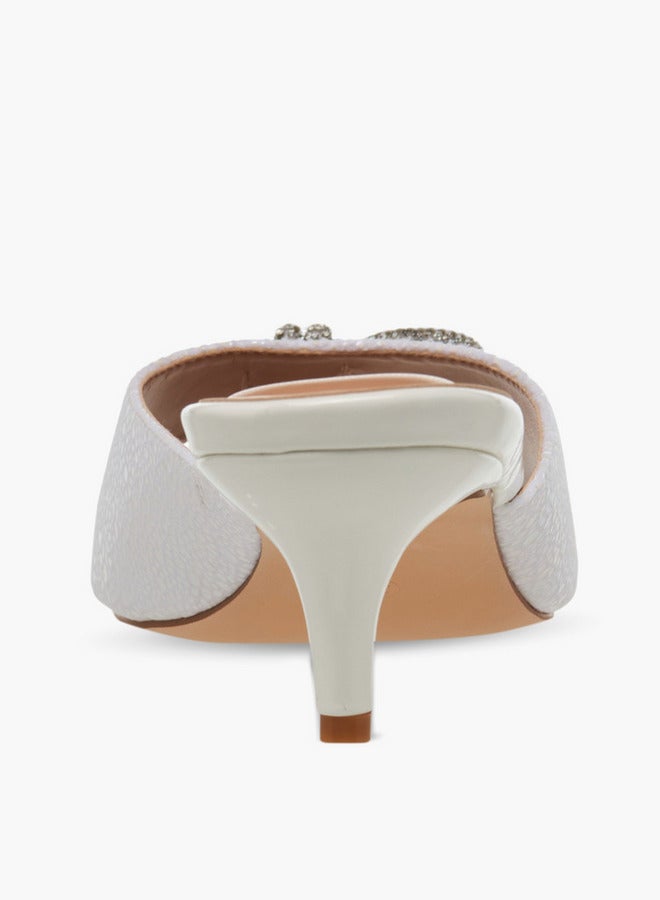 سيليست صنادل بكعب قطة مزينة بفيونكة للنساء - Image 5