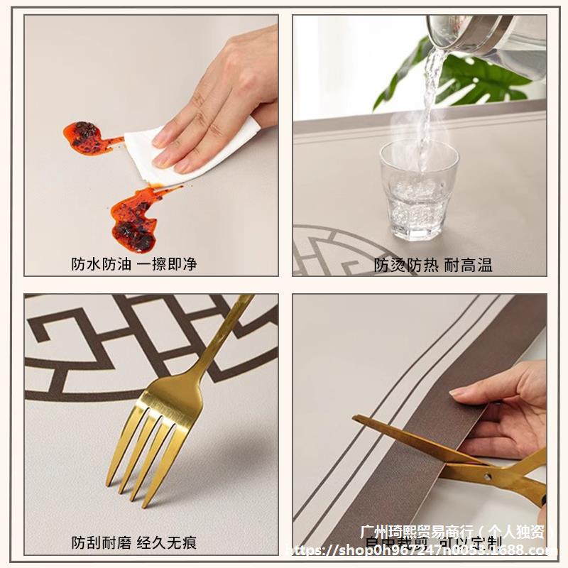 New Chinese Style Solid Wood Sofa Side Armrest Pad On Both Sides A Pair Of Soft Silicone Anti-Slip Mat Small Coffee Table Desktop Protection Pad - Image 4
