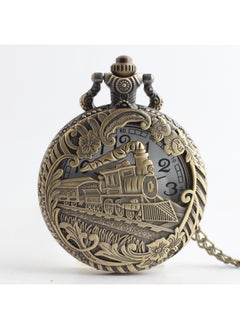 NIBEMINENT Vintage Metal Analog Pocket Watch Unisex Casual Style  - Image 1