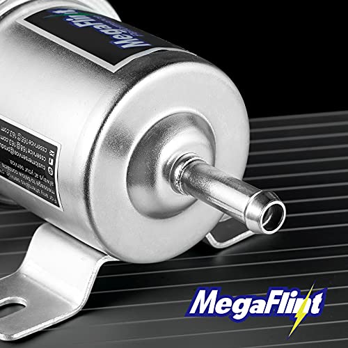 Megaflint Electric Fuel Pump - Inline Fuel Pump 12V, Universal Low Pressure 4-7 PSI Transfer Pump for Carburetor Gasoline and Diesel HEP-02A - Image 3