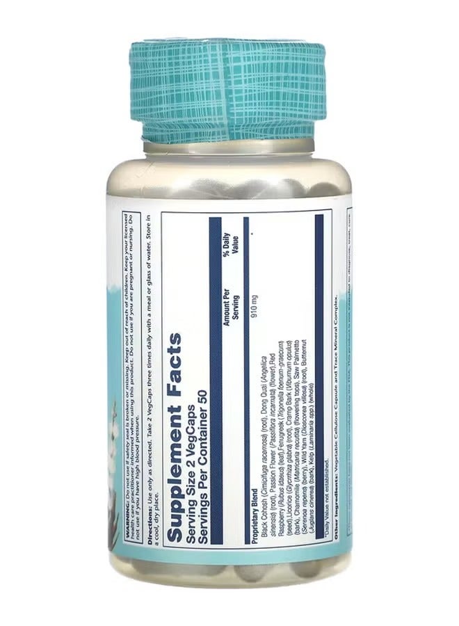 SOLARAE Female Hormone Blend SP-7C Dietary Supplement - 100 Veg Caps - Image 2