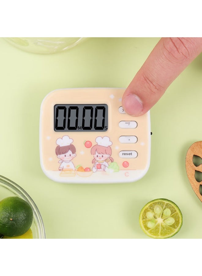Bai Jie Baijie Timer, Kitchen Multifunctional Timer, Time Management Learning Tool, Electronic Timer - Cute Kitchen Style  - Image 5