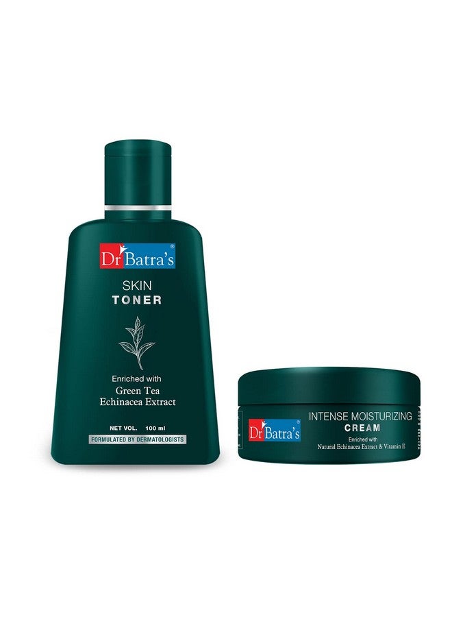 Dr Batra's Intense Moisturizing Cream Enriched With Natural Echinaces & Vitamin E 100 Gm + Skin Toner100 Ml - Image 1