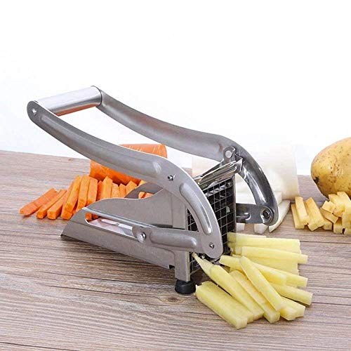 Yorten French Fries Potato Chips Strip Cutting Cutter Machine Maker Slicer Chopper Dicer+2 Blades Maker Slicer Chopper Dicer + 2 Blades Material. - Image 5