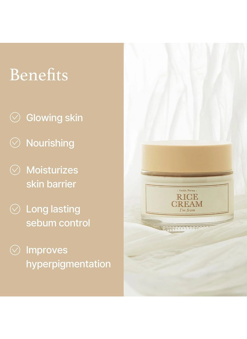 I'M FROM I'M From Rice Skin Cream 50g  - Image 5