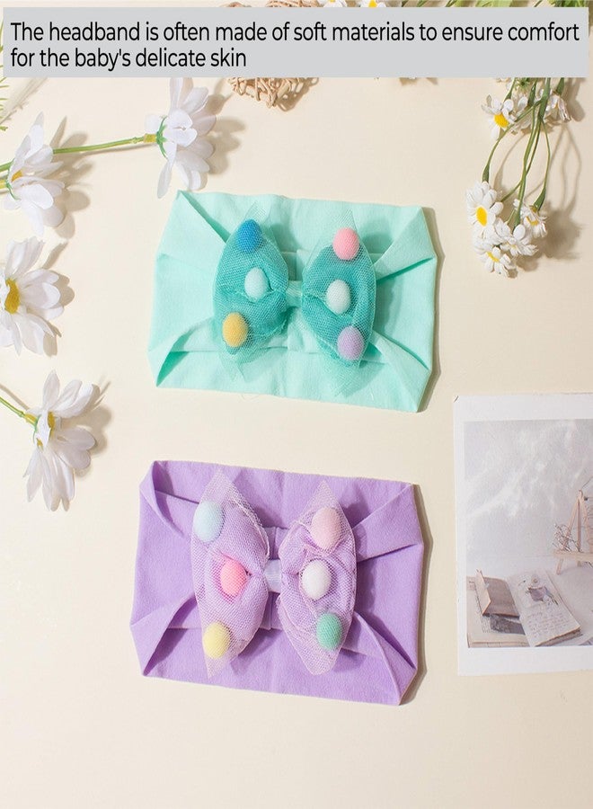 BEMBIKA Baby Headband The Ultimate Hairband For Baby Girl Kids’ Elastic Headbands Girls Head Band and Hair Accessories Soft And Strechy-(Mint Green) - Image 5