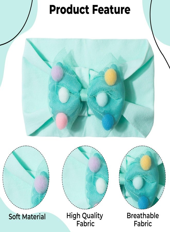 BEMBIKA Baby Headband The Ultimate Hairband For Baby Girl Kids’ Elastic Headbands Girls Head Band and Hair Accessories Soft And Strechy-(Mint Green) - Image 4