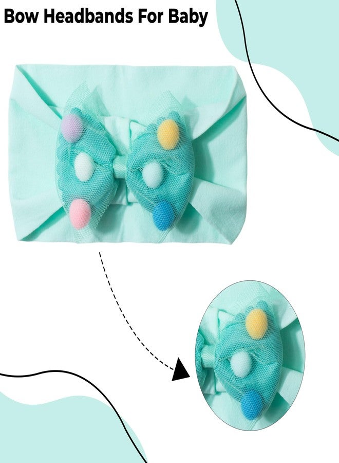BEMBIKA Baby Headband The Ultimate Hairband For Baby Girl Kids’ Elastic Headbands Girls Head Band and Hair Accessories Soft And Strechy-(Mint Green) - Image 2