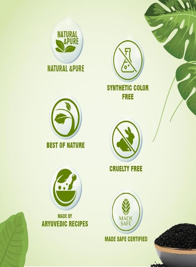 HKs Herbal زيت السمسم الأسود العشبي من إتش كيه | تغذية طبيعية | زيت للوجه والبشرة والتدليك 100 مل - Image 3