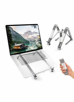 Y&D Laptop Stand, Portable 3-in-1 Multi-Function Foldable Device Holder, Pocket Size Adjustable fit Your Phone, Tablet, and Laptop(15.6'' Below), Multi Angles Aluminum Ergonomic  - Image 1