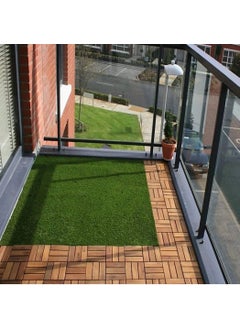 CHETANYA CHETANYA Loomtex High Density Artificial Grass for BalconyGardenCarpetDoor Mat with 4 Layer Protection 2x4 feetSet of 1Natural Green 