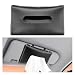 LHDOS Car Visor Tissue Holder Leather Tissue Box Holders Car Mask Dispenser Hanging Car Napkin Holder Auto Tissues Dispenser Rectangular Mask Holders Sun Visor Accessory for Vehicles Black - Image 2