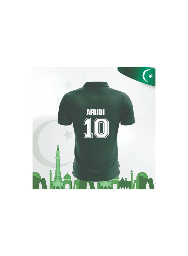 Pakistan Unisex Sports Green Jersey-Perfect For Pakistan Cricket Fans And Cricket Lovers-Comfortable And Stylish Pakistan Jersey For Adults And Kids  - Image 2
