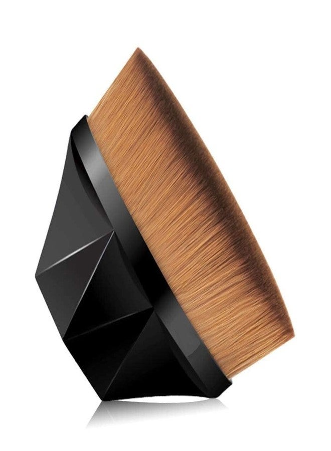 LELE Makeup Foundation Brush Flat Top Liquid Powder Makeup Brush Kabuki Face Blush Brush for Liquid & Cream, Flawless Blending Make Up Brush with Case - Image 1