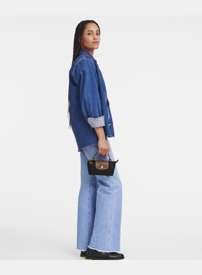 لونج شامب حقيبة مكياج صغيرة متعددة الاستخدامات كلاسيكية للنساء حقيبة يد، حقيبة كتف، حقيبة صغيرة محمولة باليد - Image 3