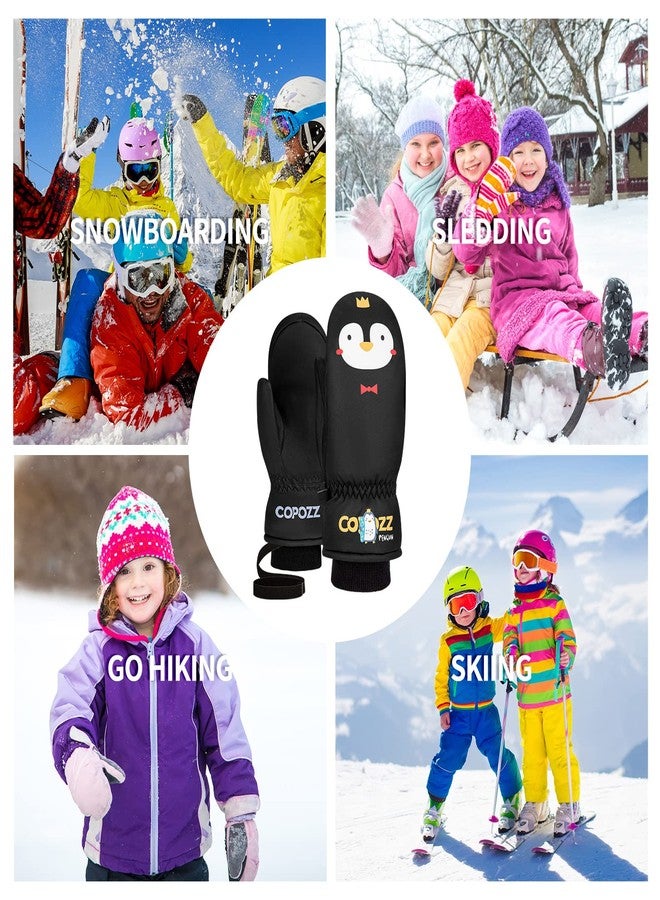 COPOZZ Ski Mittens Kids, 3M Thinsulate Insulated Thermal Child Snow Gloves Windproof Warm Winter Ski Gloves for Boys Girls - Image 5