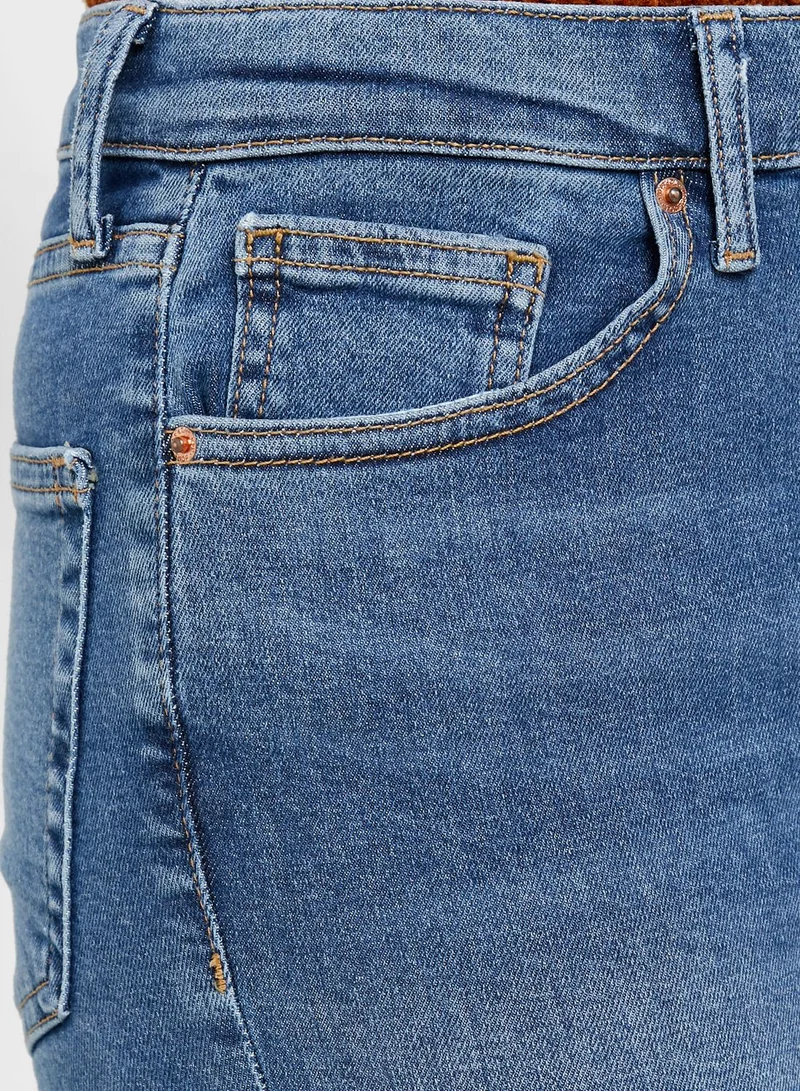 Topshop Petite Jamie High Rise Skinny Jeans