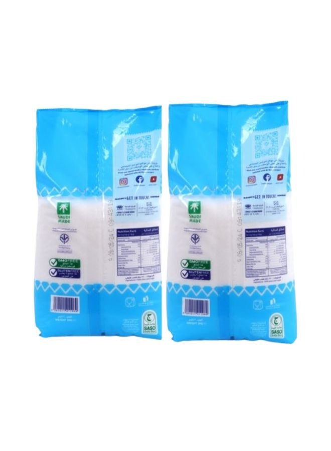 Al Osra Refined Sugar Twin Pack 2 x 2kg - Image 2
