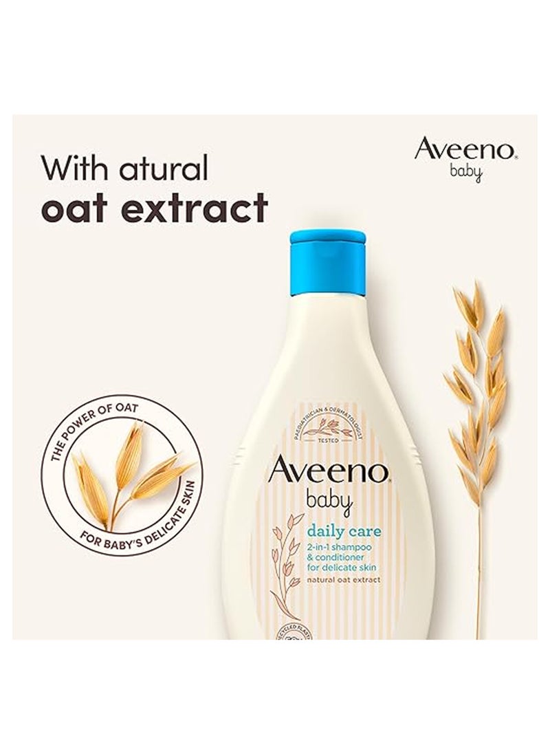 Aveeno Baby Daily Care 2 In 1 Shampoo And Conditioner With Natural Oat Extract  - Image 4