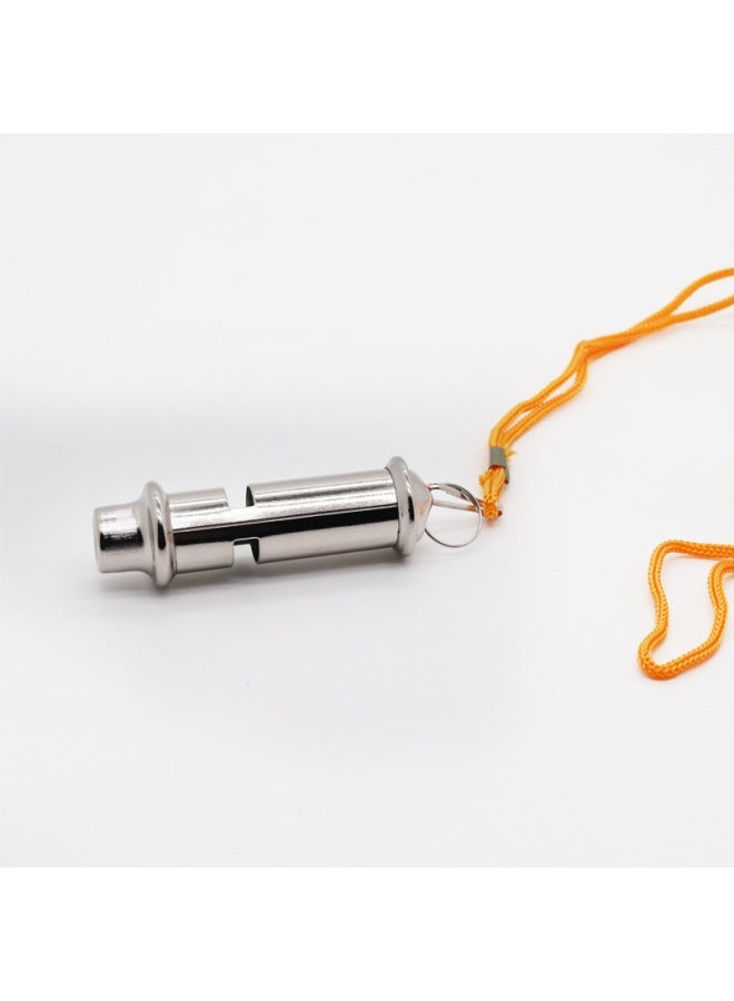 Generic Whistle Outdoor Survival Basketball Referee Physical Education Teacher Children's Coach Special Tweeter Stainless Steel High Frequency Whistle-Color:Flute (bulk Without Accessories) - Image 4