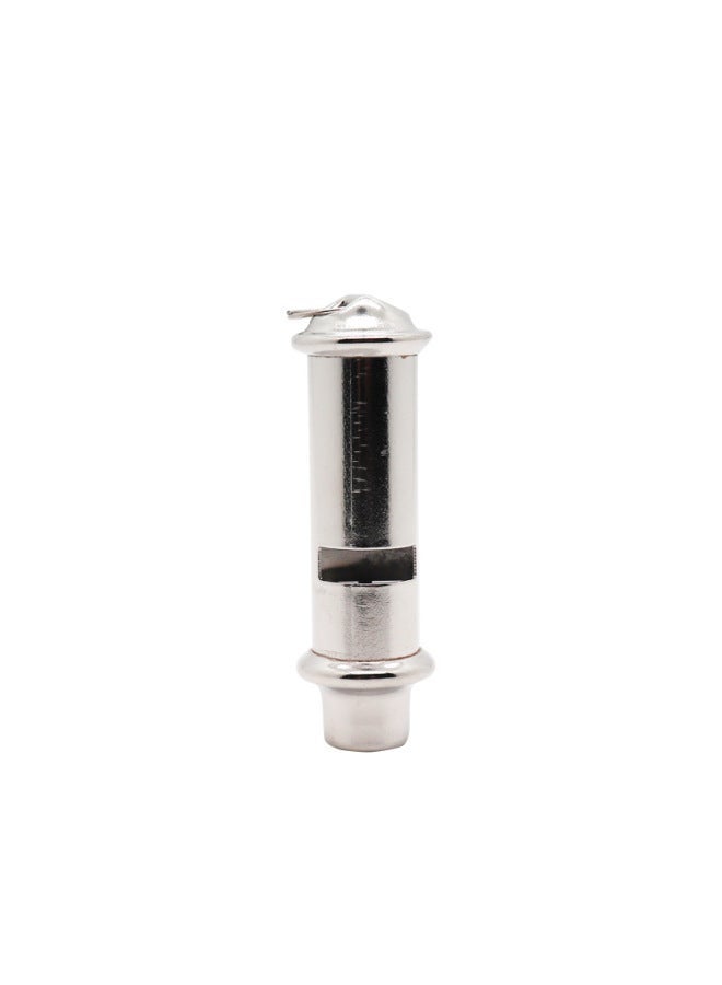 Generic Whistle Outdoor Survival Basketball Referee Physical Education Teacher Children's Coach Special Tweeter Stainless Steel High Frequency Whistle-Color:Flute (bulk Without Accessories) - Image 1