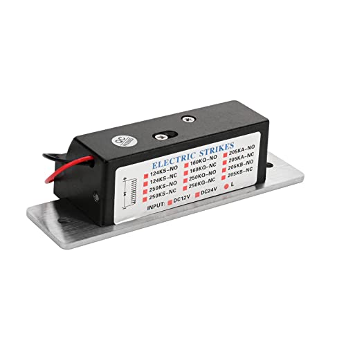 YUHANUS Electric Door Strike Lock ANSI Standard Heavy Duty 12V DC Fail-Secure or Fail-Safe Adjustable for Access Control Cylindrical Locksets - Image 2