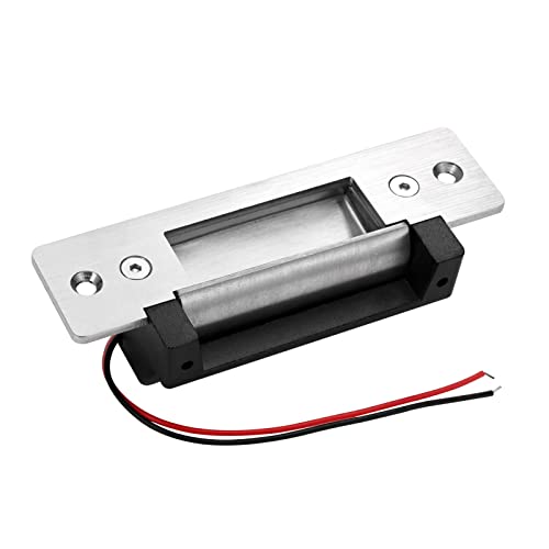 YUHANUS Electric Door Strike Lock ANSI Standard Heavy Duty 12V DC Fail-Secure or Fail-Safe Adjustable for Access Control Cylindrical Locksets - Image 1