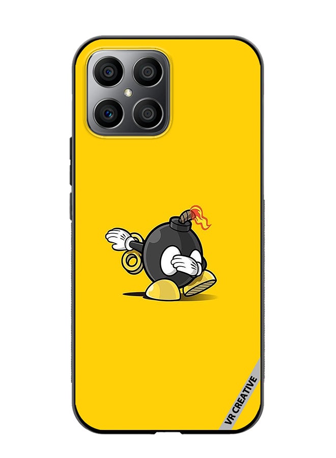 VR CREATIVE Protective Case Cover For Honor X8 Cute Bomb Design Multicolour