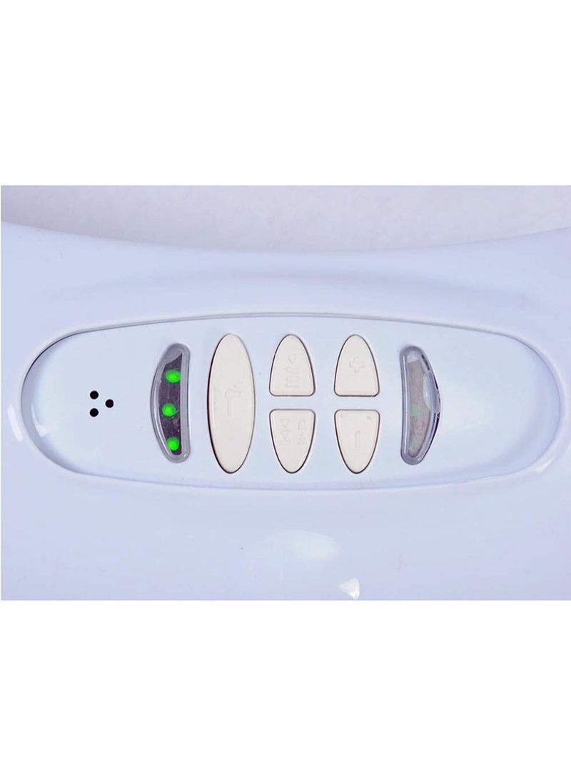 إيه جي دي كرسي هزاز محمول ومتعدد الوظائف مع مقعد قابل للإمالة ، موسيقى هادئة وإضاءة لاستمتاع طفلك الأبيض - Image 4