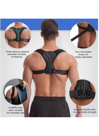 Back Correction Strap, Adjustable Posture Corrector Spine Straightener for Relief of Neck Shoulder Pain Develop Good Seated Standing for Men Women Elderly Teens - pzsku/ZD8D751707919096F20EFZ/45/_/1702029187/96aa16bb-1d49-4b47-bb4b-02b44d7c9ed6