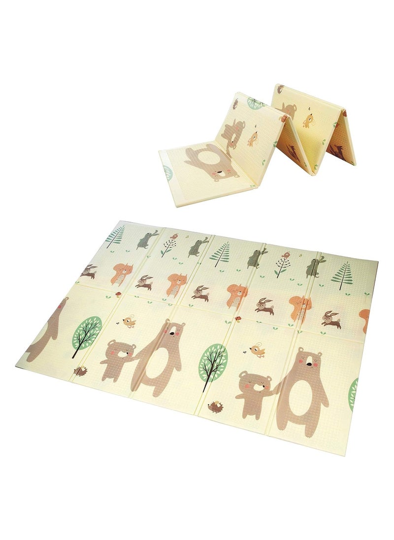 VIO Baby Non slip Portable Foldable Play Mat Infant Baby Crawling Mat Toddler and Kids Waterproof Foam Floor Mat Washable Easy wipe Foam Mat  - Image 3