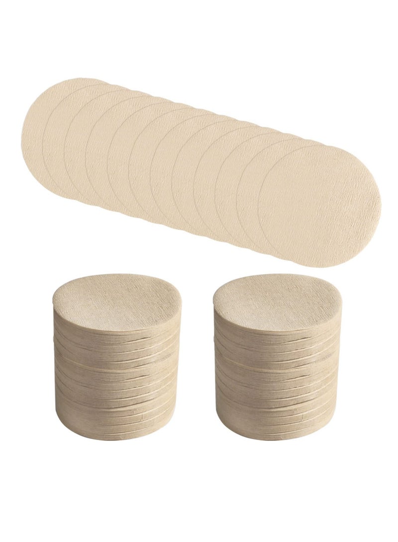 Zikra 600 PCS Unbleached Coffee Filters, Replacement Round Coffee Filters Fits for Aerobie for Aeropress Coffee and for Espresso Makers (6cm in Diameter) - Image 1