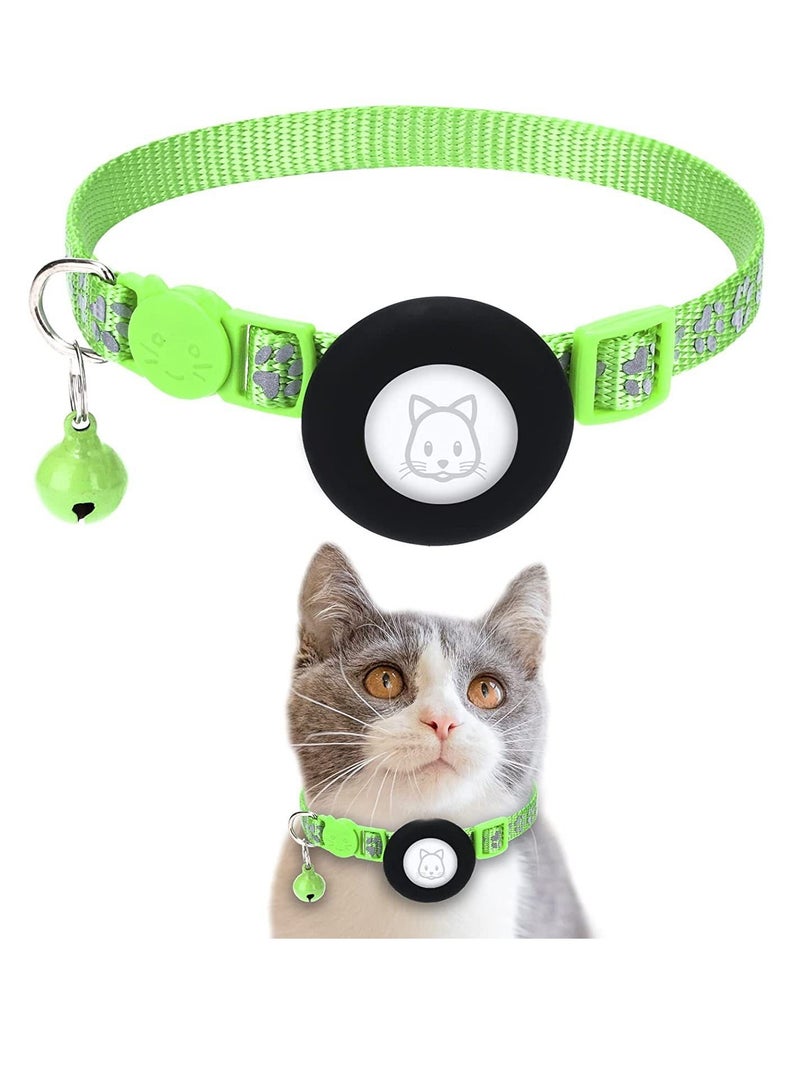 Airtag Reflective Collar with Bell - Image 1