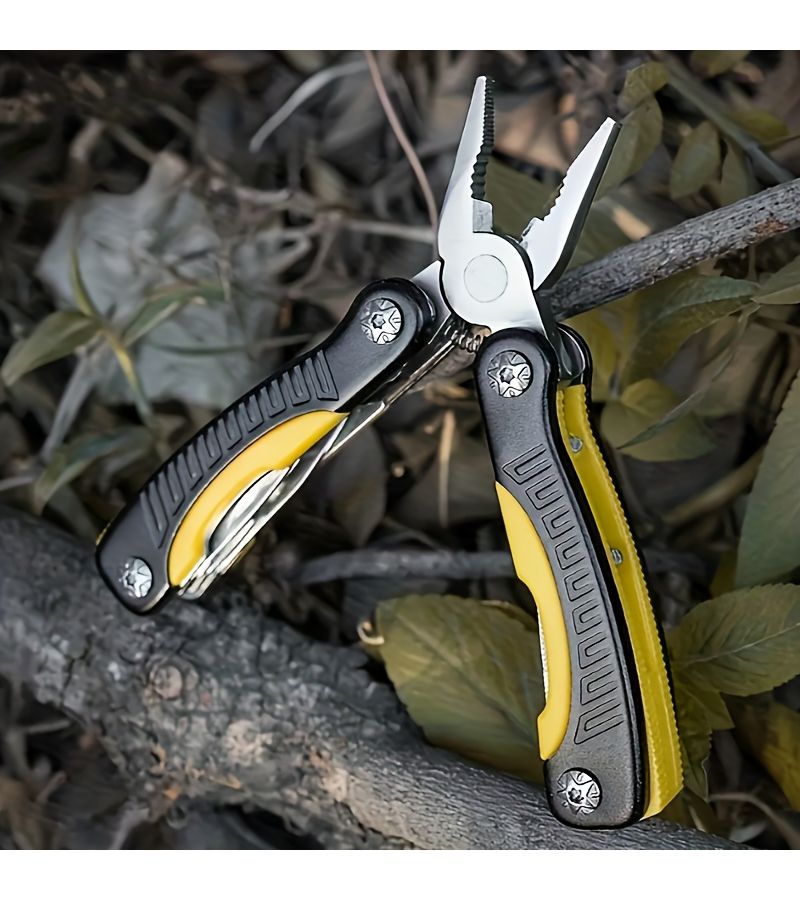 11 In 1 Multifunctional Folding Pliers Portable Pliers with Bottle Opener - Image 5
