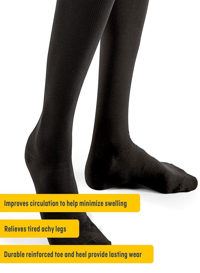 FUTURO Dress Socks For Men Firm Compression Medium Black 1 Pair (Pack of 2) - Image 2