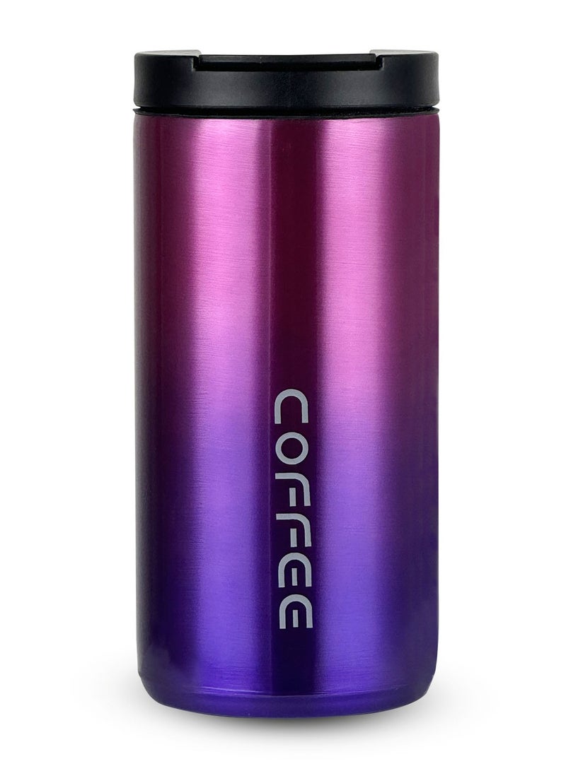 ROEIEIS Insulated Coffee Mug 14oz,Travel Coffee Tumbler,Vacuum Insulated Coffee Mug with Leak Proof Screw Lid Coffee Cup for Men and Women for Hot & Cold Drinks - Image 1