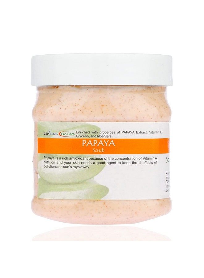 GEMBLUE BioCare Papaya Scrub Enriched With Vitamin E Aloe Vera And Glycerin - Image 3
