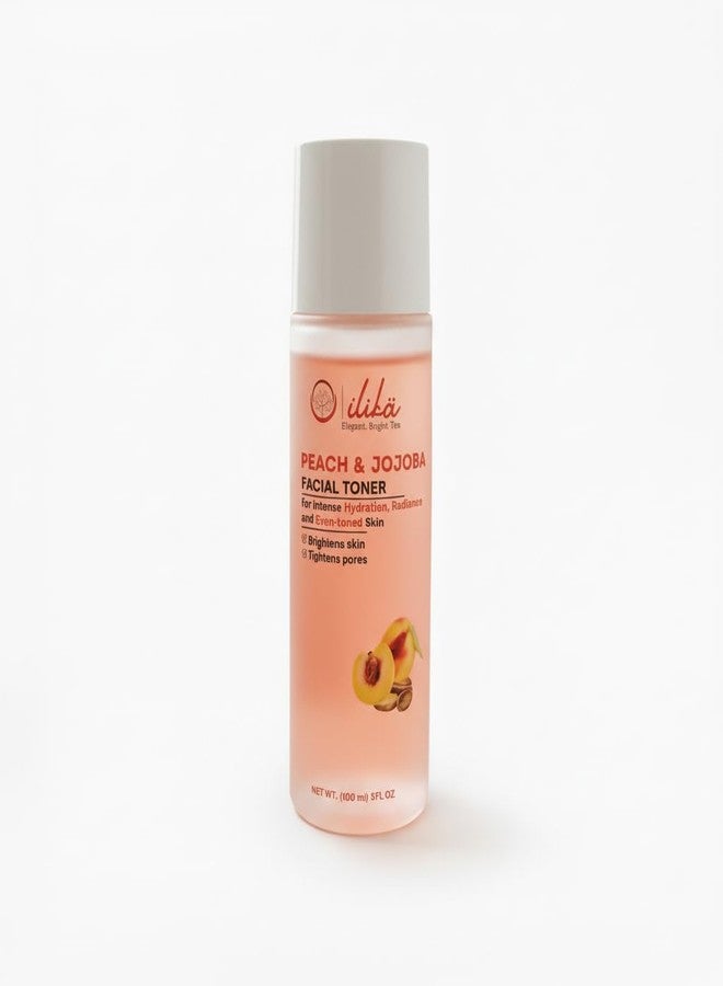 ILIKA Peach & Jojoba Face Toner | Hydrating & Refreshing Alcohol-Free Toner for Daily Skincare | 100 ml - Image 1